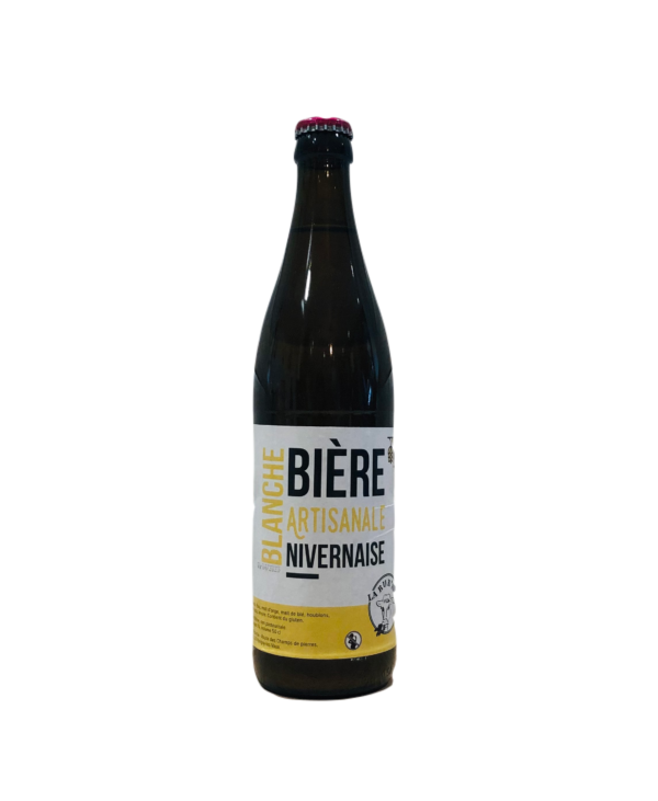 Nièvre. Brasserie La Rur'ale. "La Blanche". 50 cl.