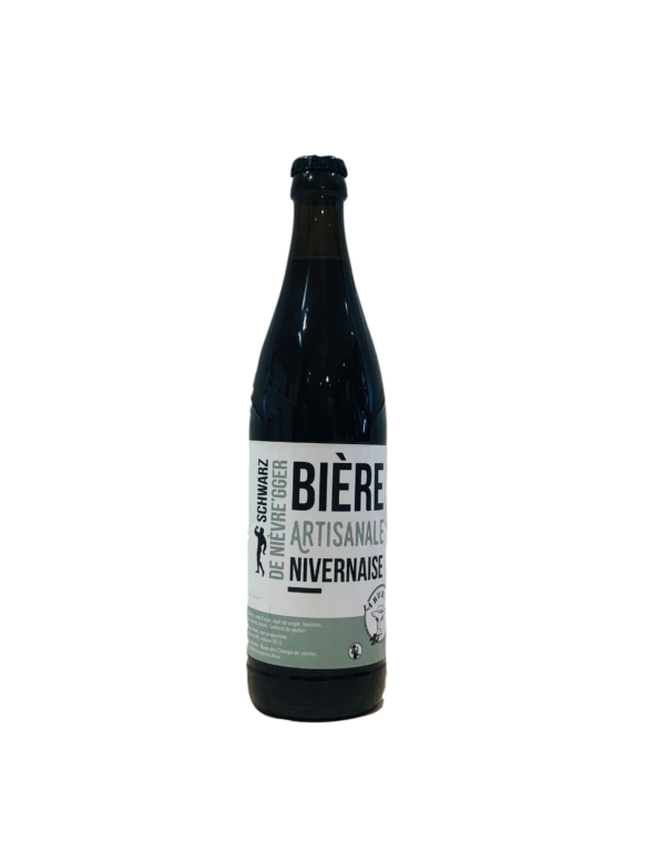 Nièvre. Brasserie La Rur'ale. "Schwarz de Nièvre'gger". 50 cl.